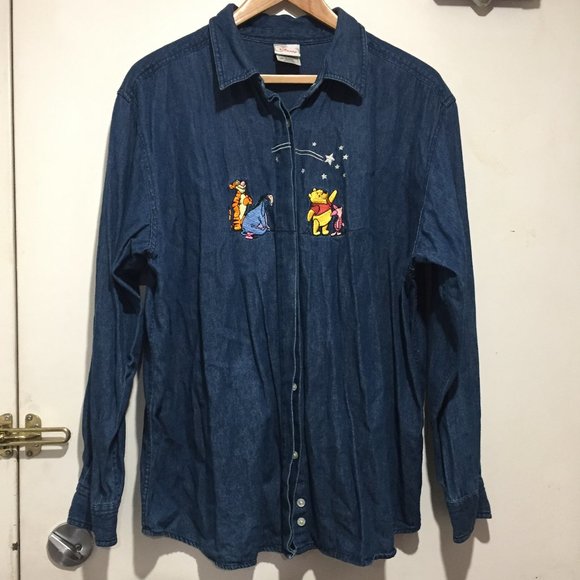 VINTAGE DISNEY STORE DENIM SHIRTS SIZE 2XL - Picture 5 of 9